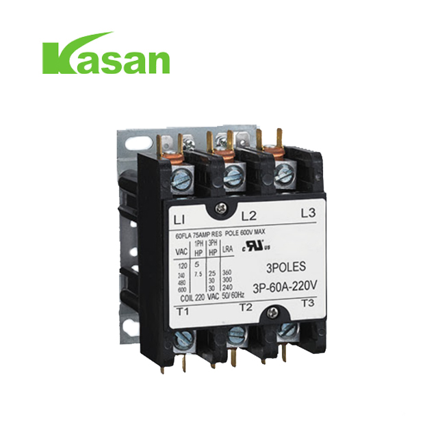 HVAC 24V/120V/240V/277V/480V üçün UL təsdiqlənmiş 30A 3P hava kontaktoru